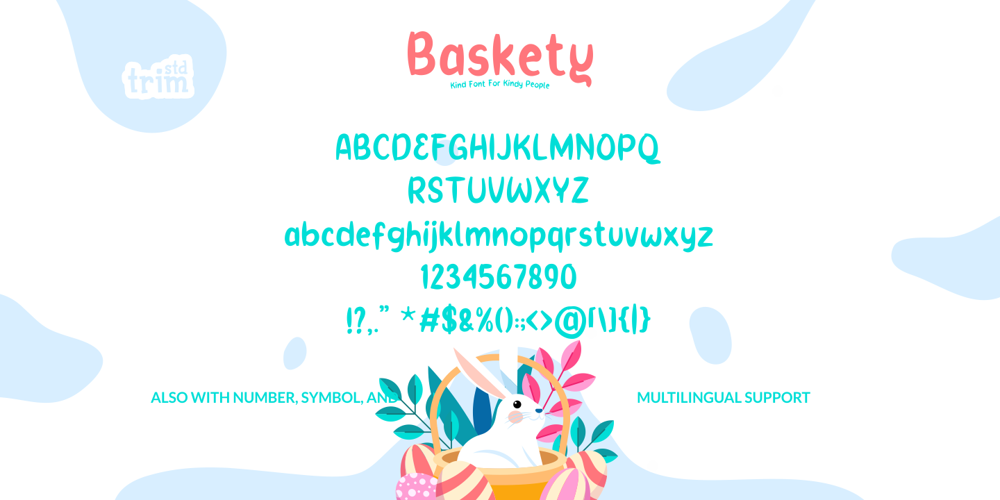 Beispiel einer Baskeyt Regular-Schriftart
